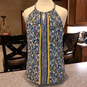 Michael Kors Sleeveless Multicolored Blouse sz L